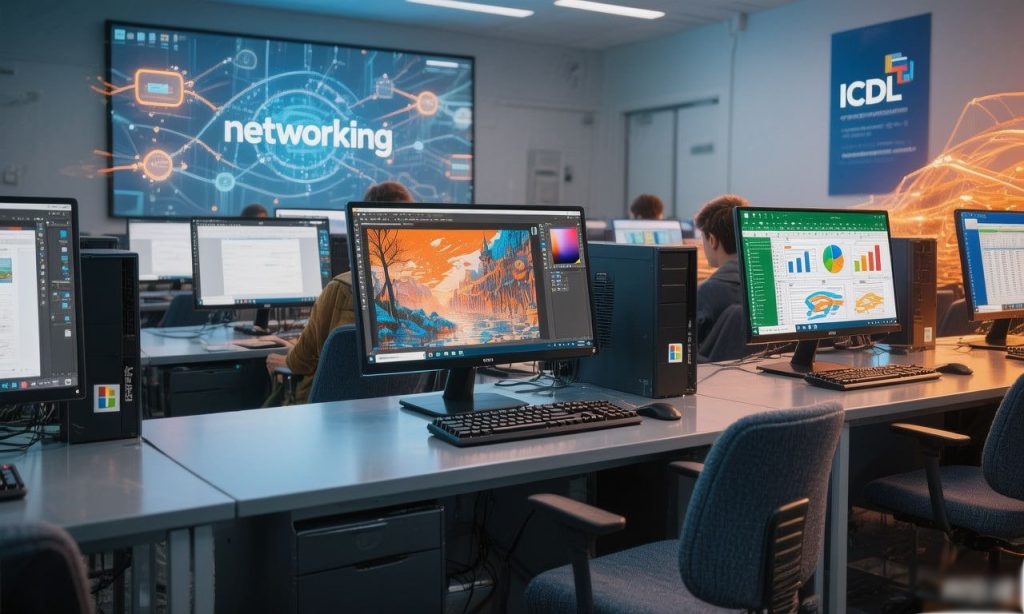 آموزشگاه کامپیوتر کلاس های مجهز