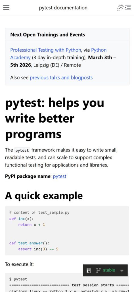 Pytest